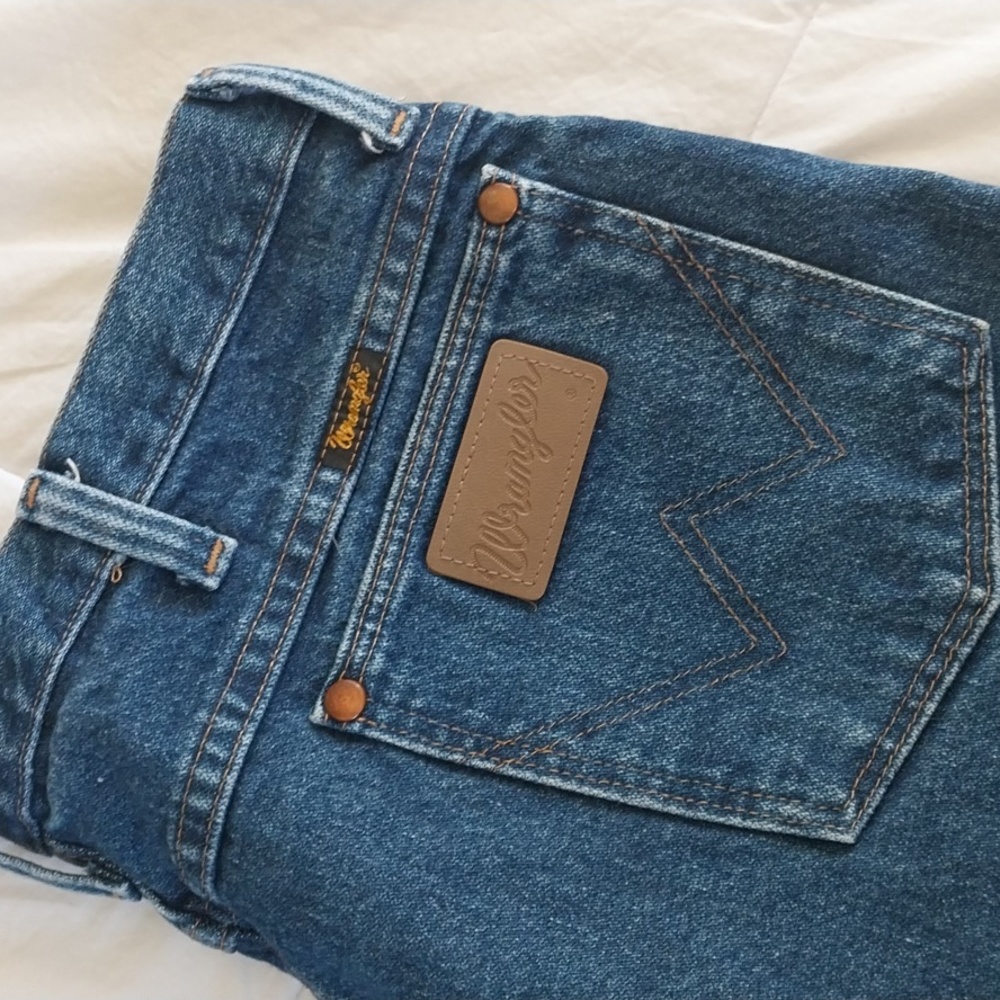Vintage Wrangler Jeans Mens 34X27 Blue Denim Pants